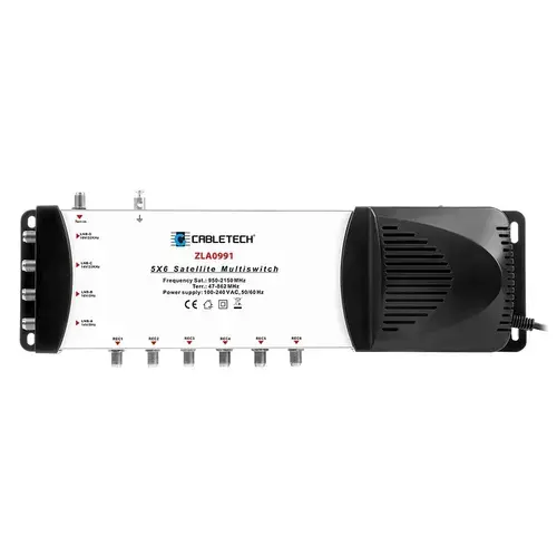 Multiswitch 4 SAT + TV IN 6 iesiri Cabletech