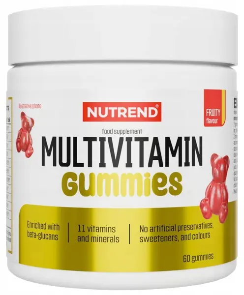 Multivitamin Gummies, 60 jeleuri, Nutrend