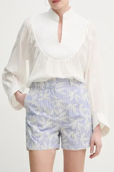 MUNTHE pantaloni scurti din bumbac FIDELMA