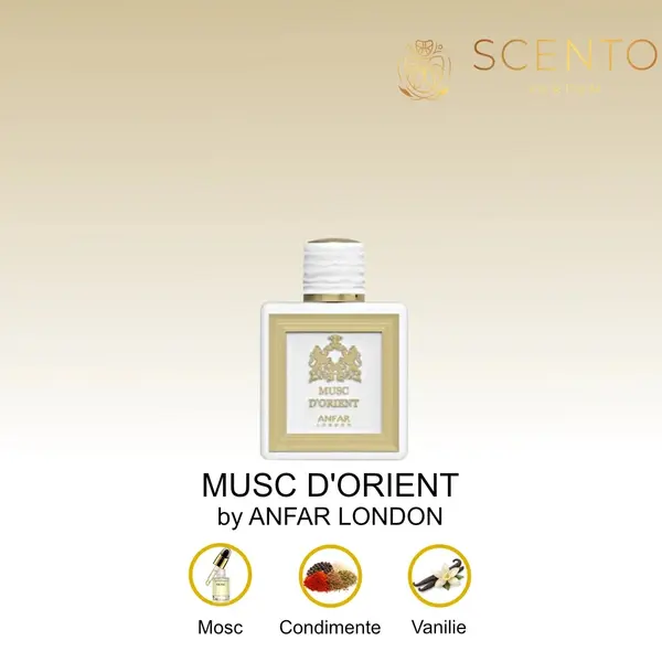 MUSC D'ORIENT by ANFAR LONDON, extract de parfum, barbati, 115ML - Original Dubai