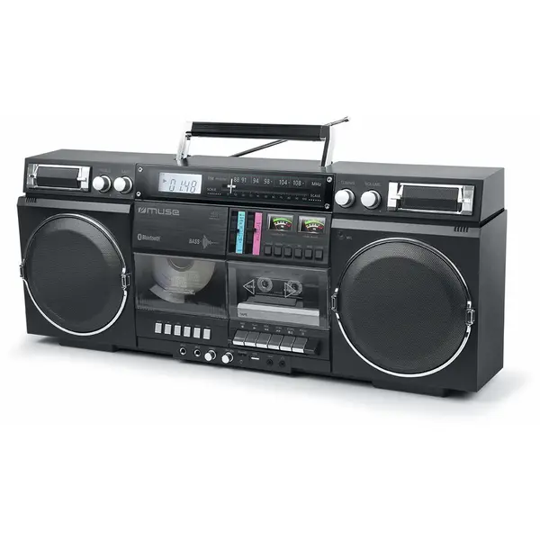 MUSE Microsistem audio MUSE M-380 GB, 80W RMS, Bluetooth, CD, Casetofon, Radio FM, USB, SD