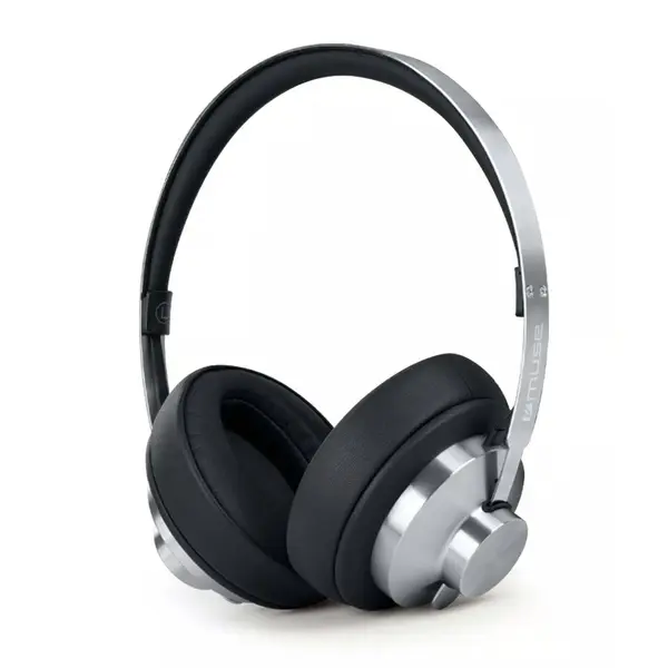 MUSE Muse M-298 SBL Bluetooth Stereo Headphones, Black/Silver
