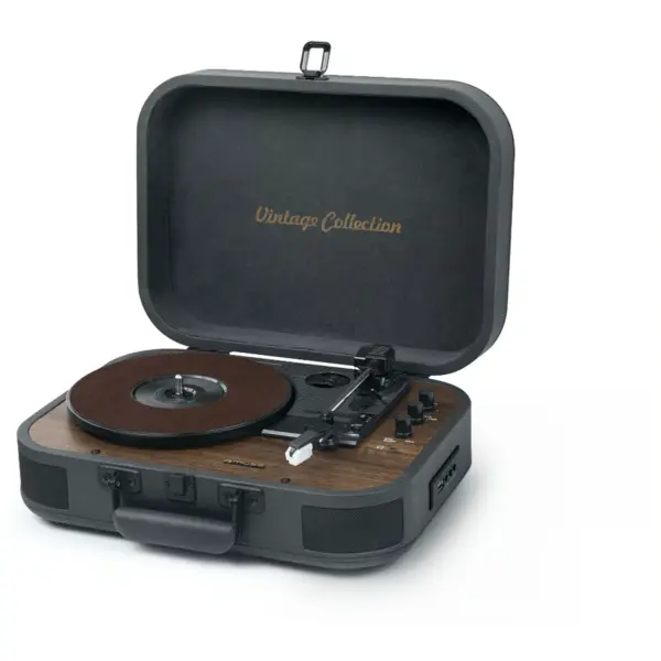 MUSE Pick-up Muse MT-207 DGB, Vintage Collection, USB, Bluetooth, 2x5W, Negru / Maro
