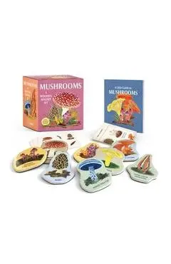 Mushrooms: A Wooden Magnet Set - Meg Madden