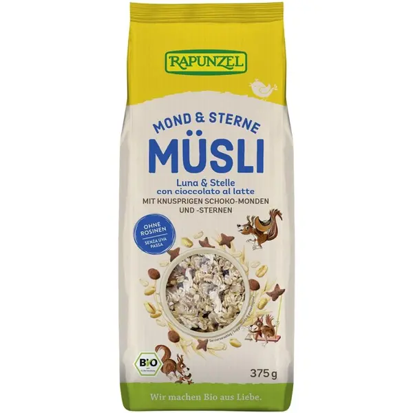 Musli in forma de lună și stele, eco - 375 g