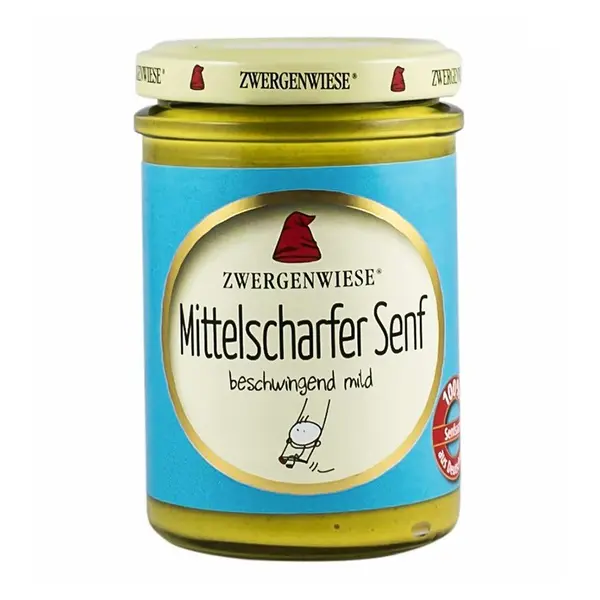 Mustar Bio Mediu Iute, 160ml Zwergenwiese