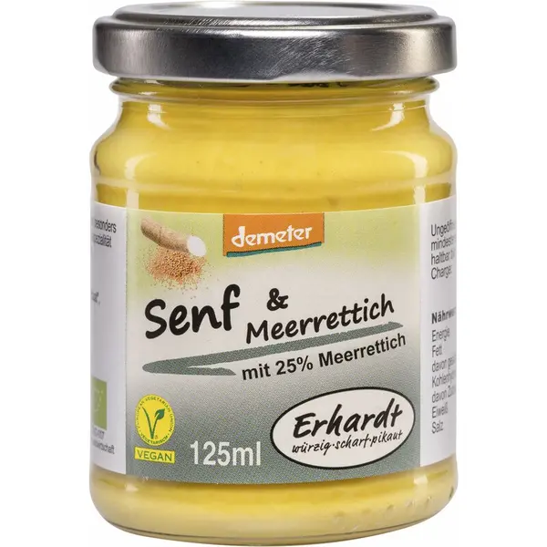 Mustar cu hrean bio 125ml Erhardt