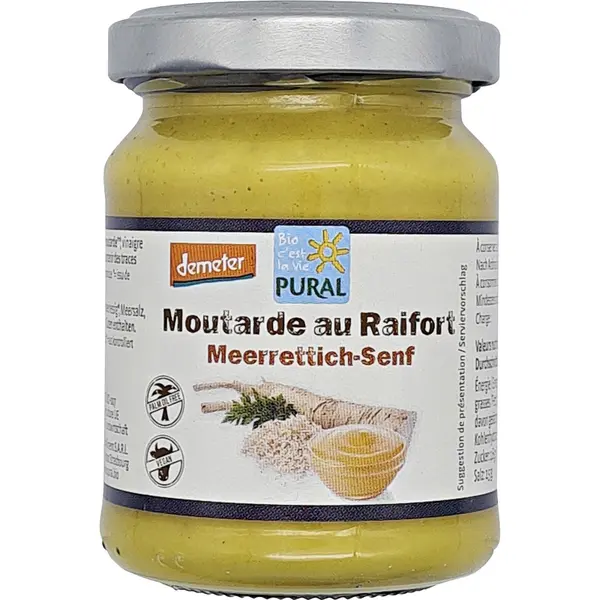Mustar cu hrean, eco - 125 ml