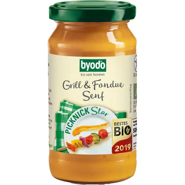 Mustar pentru gratar si fondue fara gluten, eco - 200 ml