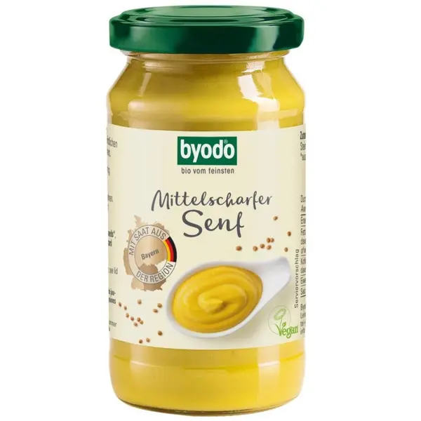 Mustar usor picant fara gluten, eco - 200 ml