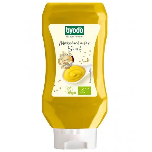 Mustar usor picant la flacon fara gluten, eco - 300 ml