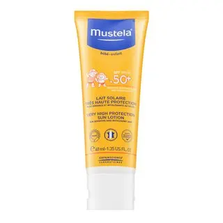 Mustela Bébé Very High Protection Sun Lotion SPF50+ loțiune de protecție solară pentru copii 40 ml