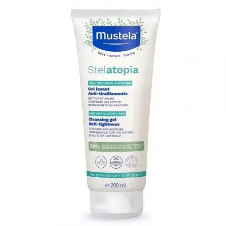 Mustela Stelatopia gel curatare piele foart uscata si atopica 200ml Lab.Expans.
