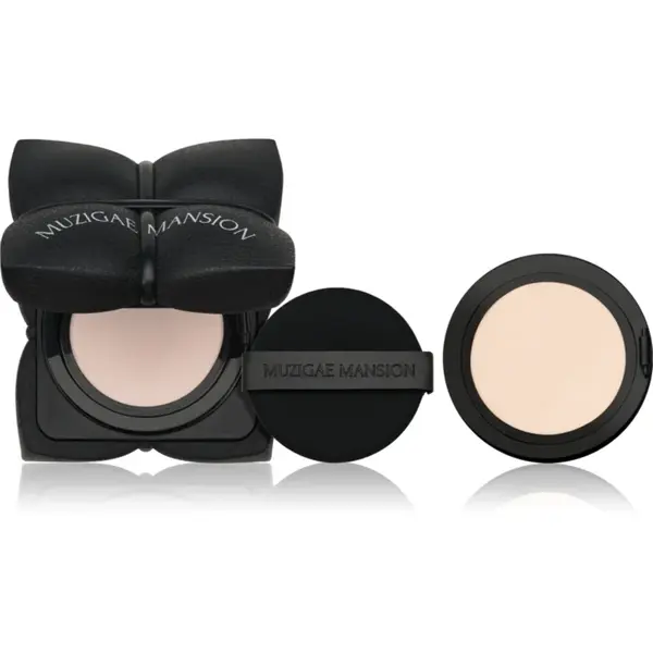 MUZIGAE MANSION Sleek Matt Cushion burete cu machiaj de lungă durată SPF 50+ + refill culoare N19 2x15 g