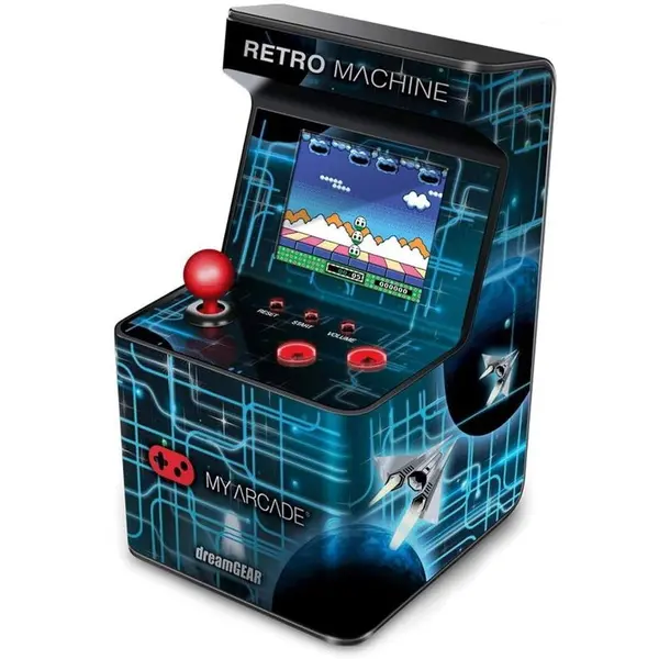 My Arcade Consola retro mini My Arcade – Retro 8, 200in1 (Negru/Albastru)