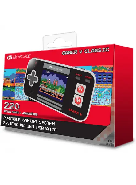 My Arcade Gamer V Classic 2230 Games In 1 Black Grey Red