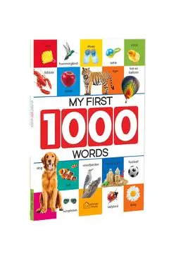 My First 1000 Words: Early Learning Picture Book to Learn Alphabet, Numbers, Shapes and Colours, Transport, Birds and Animals, Professions, - Wonder House Books