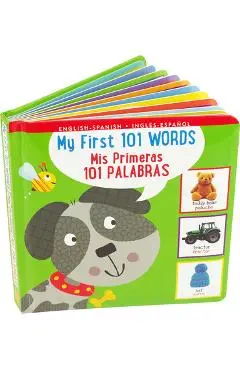 My First 101 Words Bilingual Board Book (English/Spanish) (Padded) - Simon Abbott