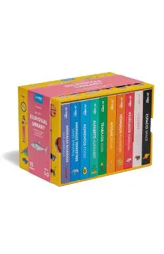 My First Bilingual Library: A Spanish-English Vocabulary Board Book Set of Colors, Numbers, Animals, Abcs, and More - Mike Alfaro