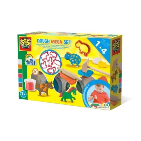 My first - Mega set de plastilina cu unelte