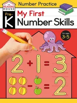My First Number Skills (Pre-K Number Workbook): Preschool Activities, Ages 3-5, Early Math, Number Tracing, Counting, Addition and Subtraction, Shapes/***