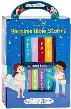 My Little Library: Bedtime Bible Stories (12 Board Books) - Little Grasshopper Books
