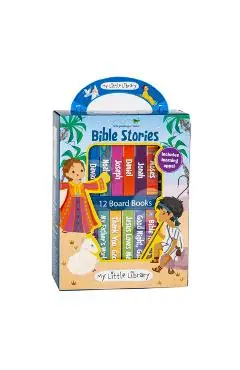 My Little Library: Bible Stories (12 Board Books & 3 Downloadable Apps!) - Little Grasshopper Books