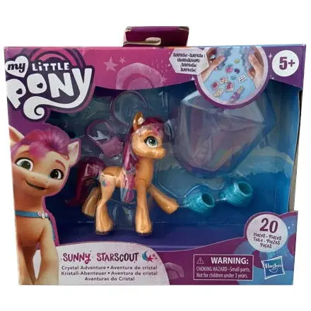My Little Pony Set Figurina My Little Pony Crystal Adventure Sunny Starscout, 8 cm