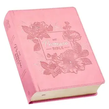 My Promise Bible Square Pink, Leather/***