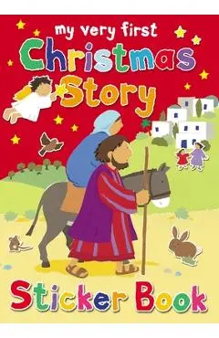 My Very First Christmas Story Sticker Book - Lois Rock