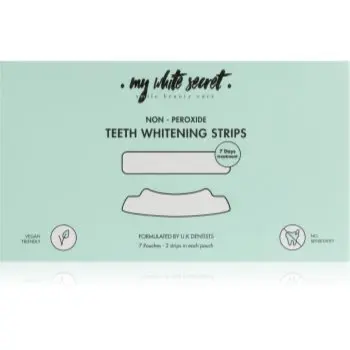 My White Secret Non - Peroxide Teeth Whitenings Strips benzi pentru ablirea dintilor pentru dinti