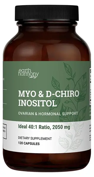 Myo & D-Chiro Inositol, 120 capsule, Earth Harmony