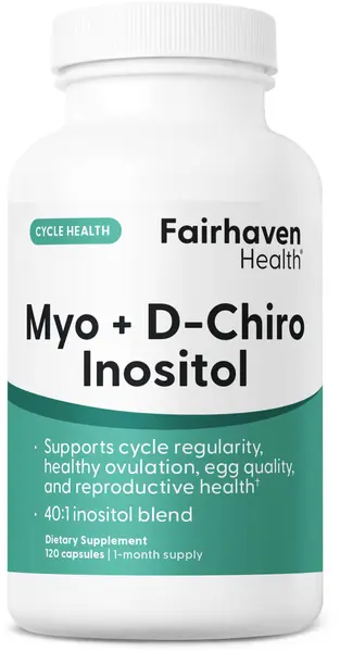 Myo + D-Chiro Inositol, 120 capsule, Fairhaven Health