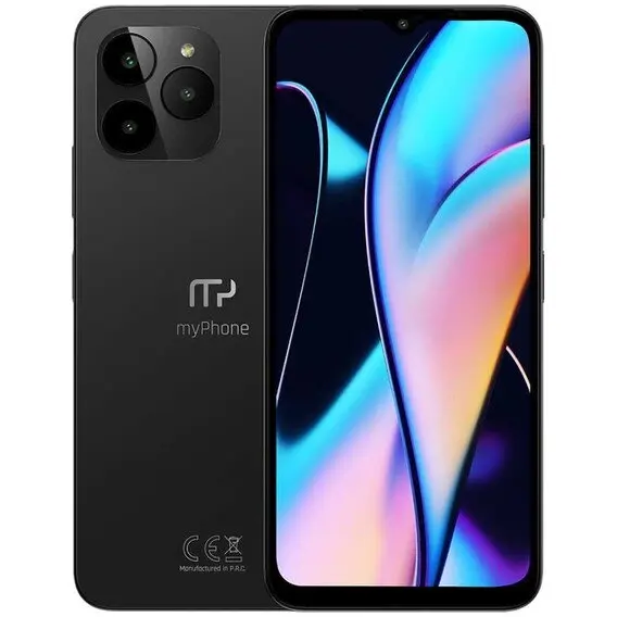 Myphone Smartphone MyPhone N23, 128GB, 6GB RAM, 4G, Dual SIM, 6.51 inch, Cosmic Black