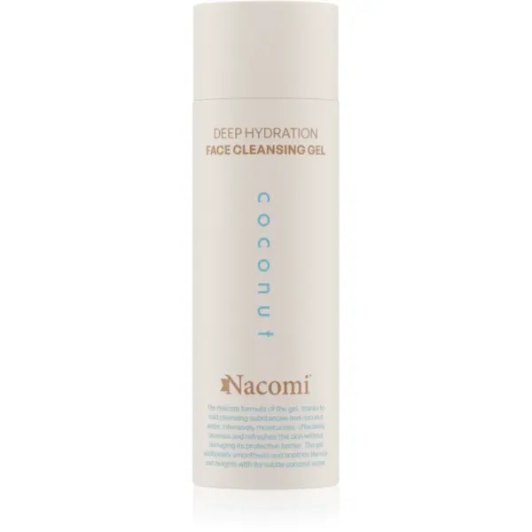 Nacomi Deep hydration gel de curățare Coconut 140 ml