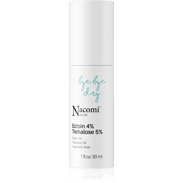 Nacomi Next Level Bye Bye Dry ser hidratant pentru tenul uscat Ectoin 4% Trehalose 5% 30 ml