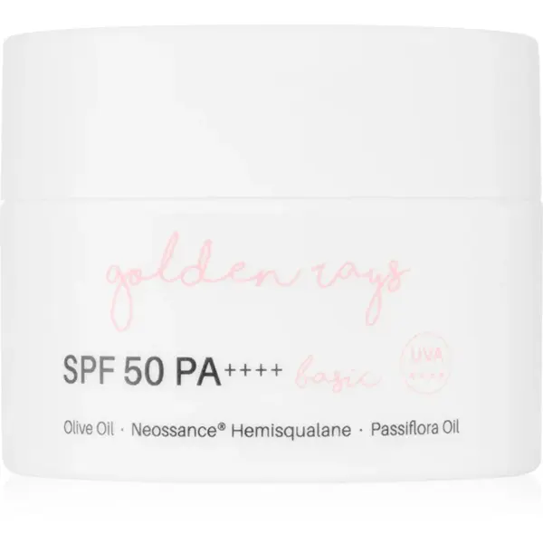 Nacomi Next Level Golden Rays crema de zi hidratanta SPF 50 holiday 50 ml