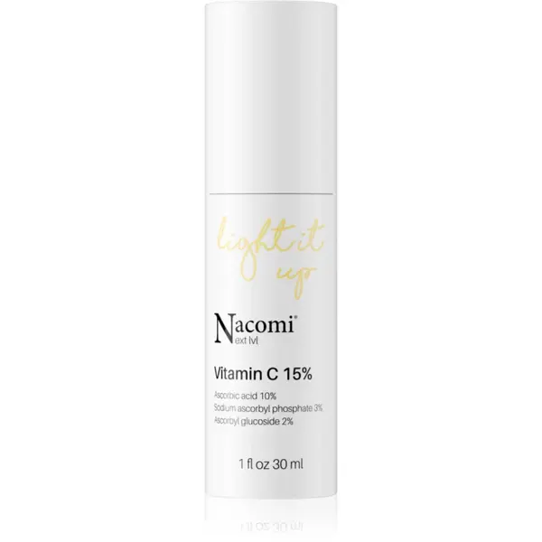 Nacomi Next Level Light It Up ser stralucire cu vitamina C 30 ml