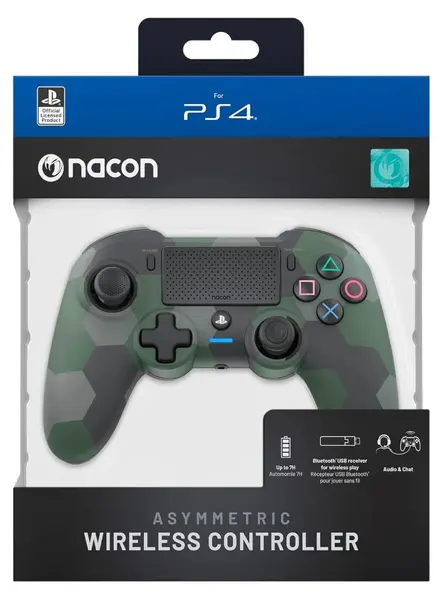 Nacon Controller Asymmetric Wireless Verde Camuflaj