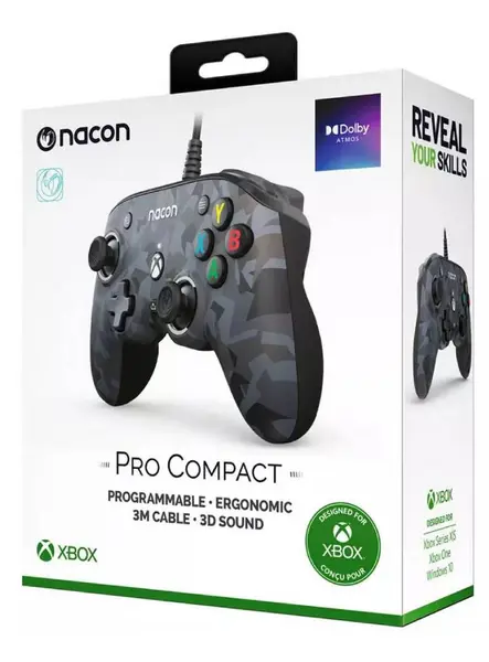 Nacon Pro Compact Controller Gri Camuflaj - Xbox Series X