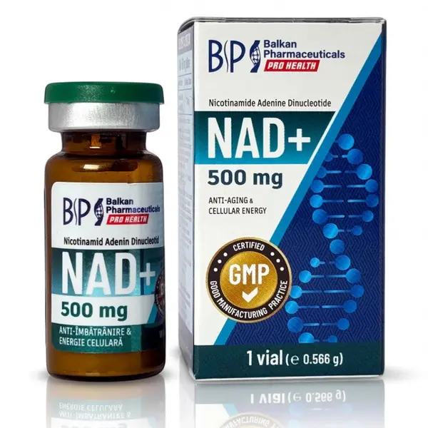 NAD+, Anti-aging, Energie și Sănătate Celulară, 500mg