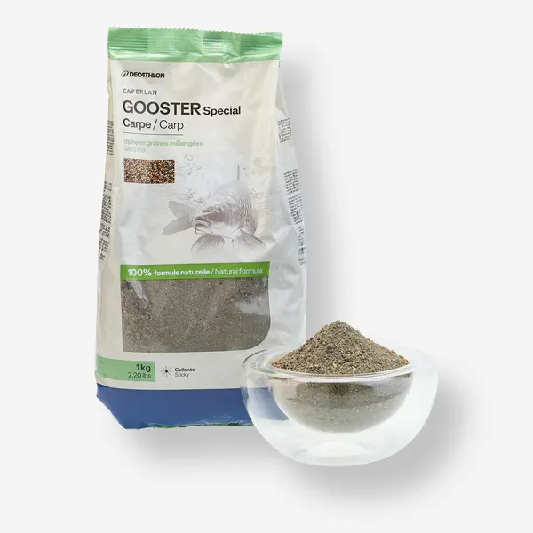 Nadă Pescuit la crap Gooster special 1kg Negru