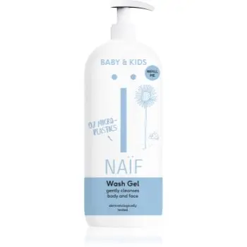 Naif Baby & Kids Wash Gel gel pentru spălarea și curățarea copiilor și a bebelușilor corp si fata