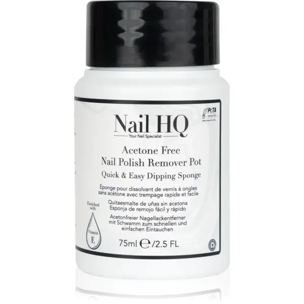 Nail HQ Acetone Free dizolvant pentru oja fara acetona 75 ml