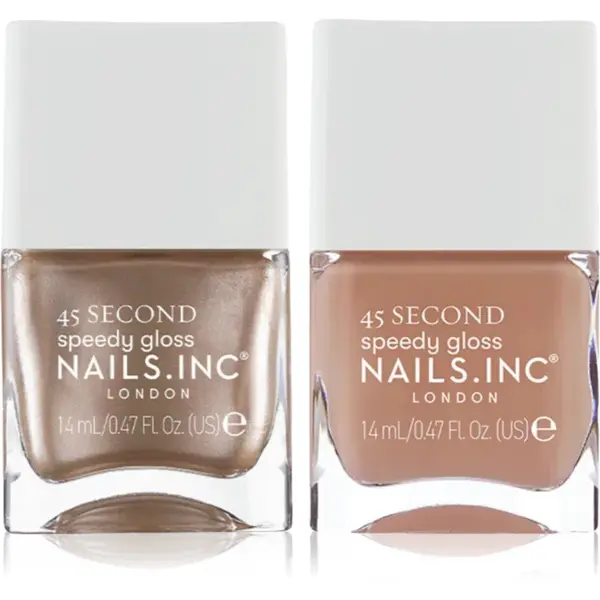 Nails Inc. 45 Second Mocha Mousse set de lacuri de unghii