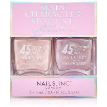 Nails Inc. 45 Second Speedy Gloss lac de unghii pachet duo