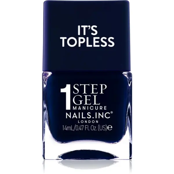 Nails Inc. It’s Topless lac de unghii sub forma de gel pentru un efect de lunga durata culoare Whitney 14 ml