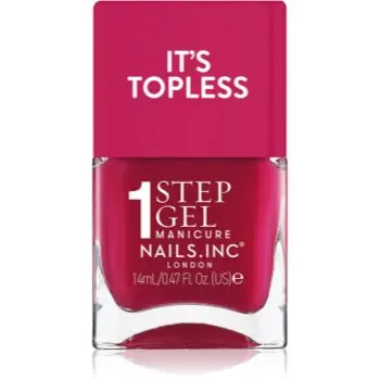Nails Inc. It’s Topless lac de unghii sub forma de gel pentru un efect de lunga durata