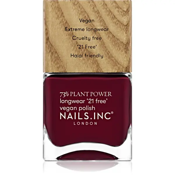 Nails Inc. Plant Power lac de unghii cu rezistenta indelungata culoare Flex My Complex 14 ml