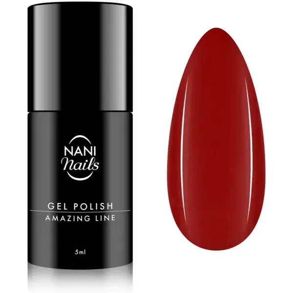 NaniNails NANI Amazing Line lac de unghii sub forma de gel culoare Scarlet Flame 5 ml